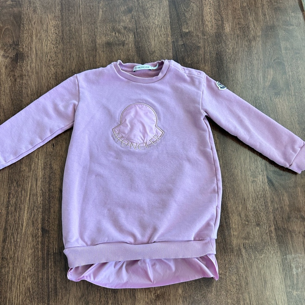 Moncler Kids Casual Dress in Light Purple